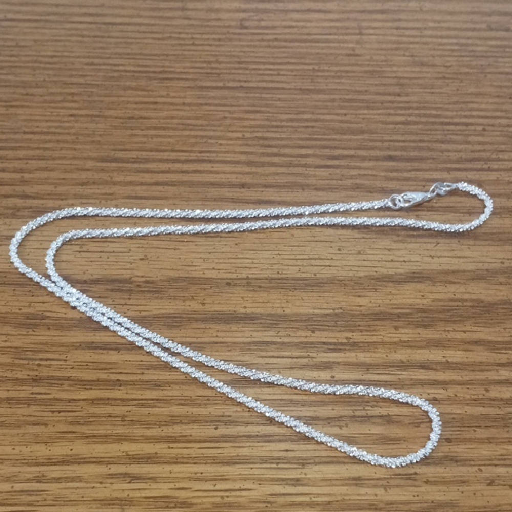 Sterling Silver Tennis Chain - Picture 3 of 5